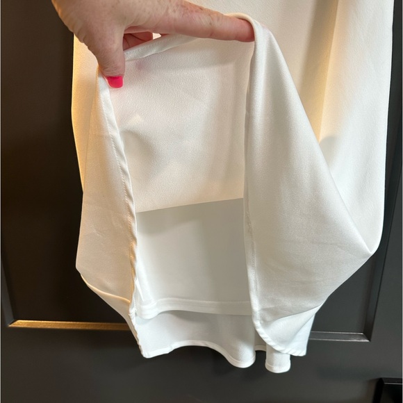 She + Sky Satin cowl neck mini dress - Picture 2 of 6